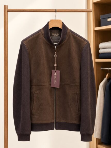 Loro Piana Voyager Suede Bomber Jackets