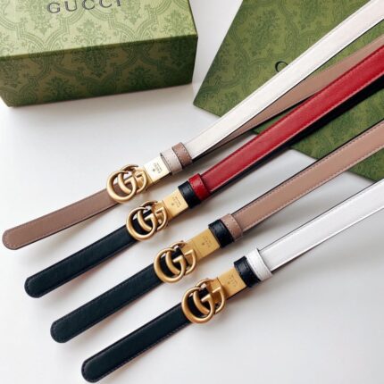 Gucci Double G Thin Belts