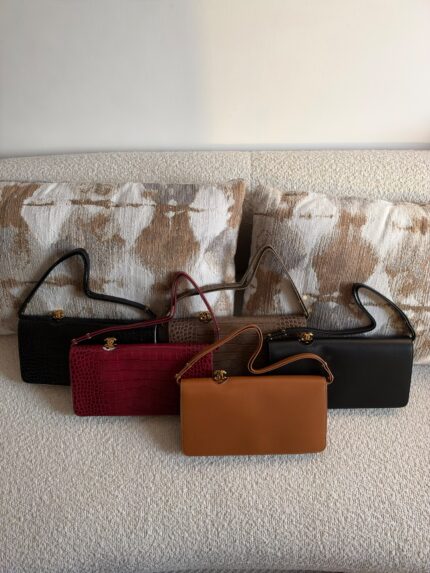 Chanel CC Turnlock Elongated East-West Shoulder Bags