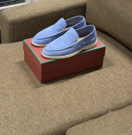 Loro Piana Summer Walk Suede Loafers