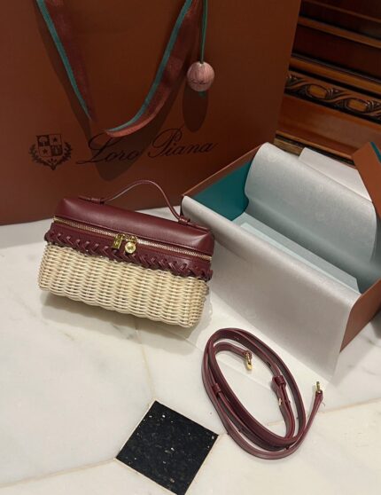 Loro Piana Extra Pocket L19 Wicker Bags