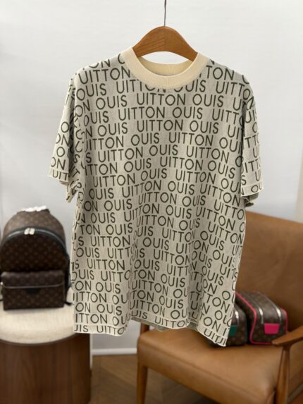 Louis Vuitton All-Over Logo Knit T-Shirt