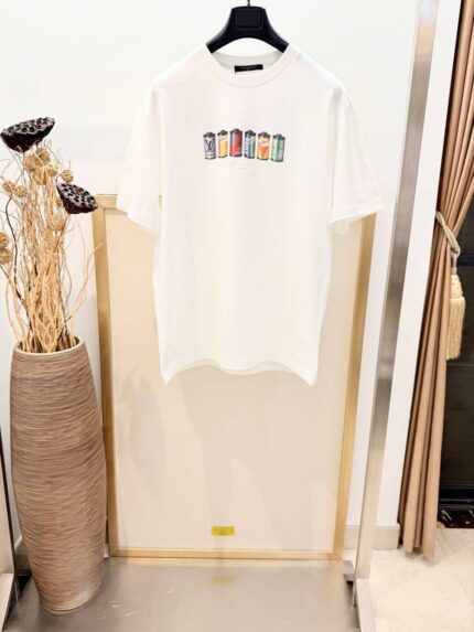 Louis Vuitton LV Spray Paint Cans Graphic T-Shirt