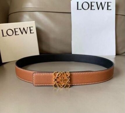 Loewe Anagram Belts in Calfskin