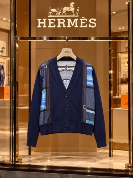 Hermès V-Neck Cardigan