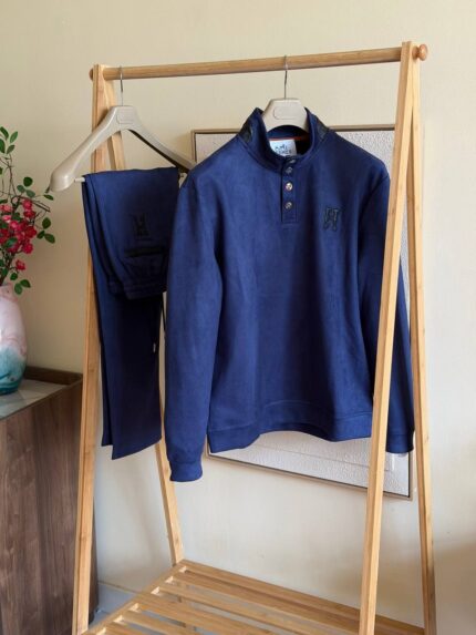 Hermes Paris H Logo Mock Neck Tracksuits