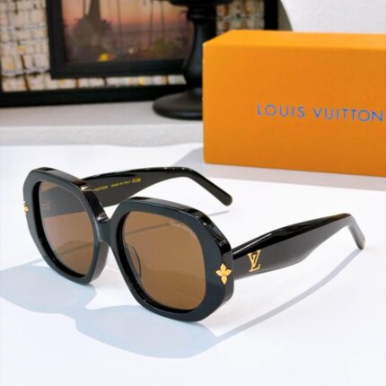 Louis Vuitton LV Flower Acetate Square Sunglasses