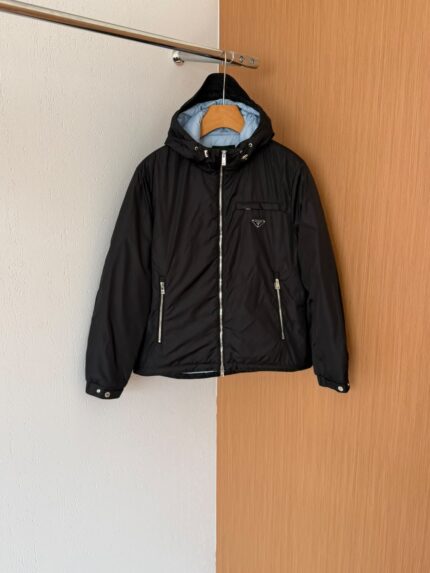 Prada Reversible Nylon Hooded Jackets