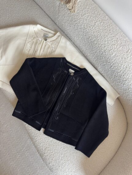 Hermes Paris Embroidered Wool Cashmere Jackets