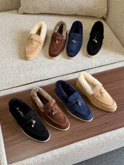 Loro Piana Summer Walk Babouche Loafers