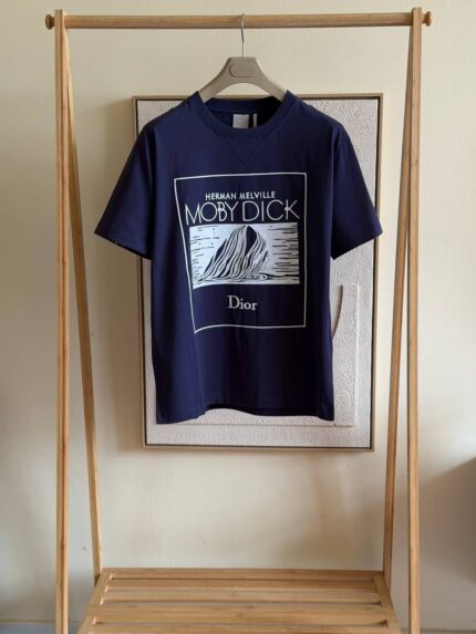 Christian Dior Herman Melville Moby Dick Graphic T-Shirt