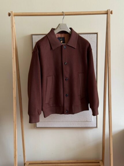 Loro Piana Premium Wool Cashmere Bomber Jacket