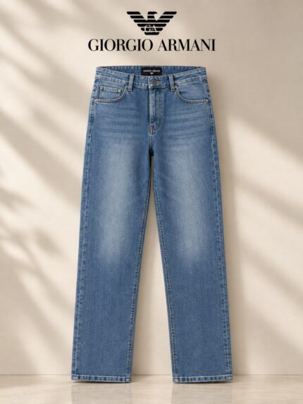 Giorgio Armani Straight-Leg Denim Jeans