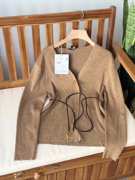 Chanel Cashmere Blend V-Neck Cardigan