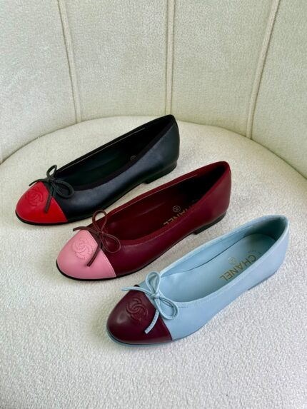 Chanel Two-Tone Ballet Flats