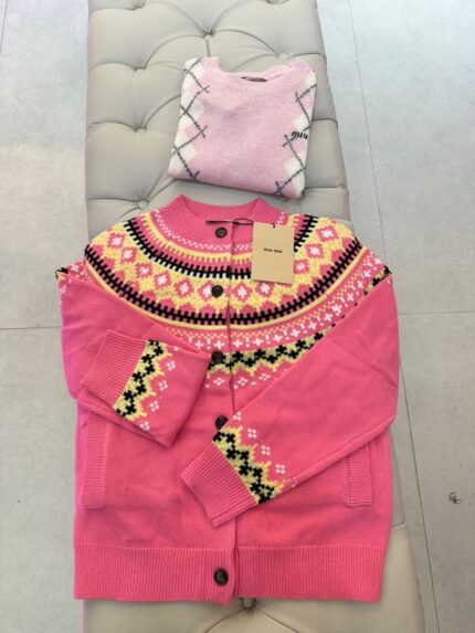 Miu Miu Fair Isle Cardigan