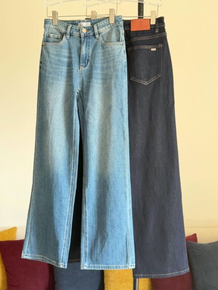 Brunello Cucinelli Wide Leg Denim Jeans
