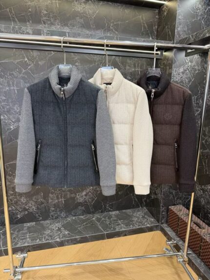 Loro Piana Hybrid Knit & Cashmere Down Jackets