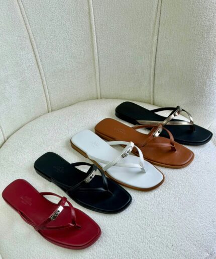 Hermes Kelly Thong Flat Sandals
