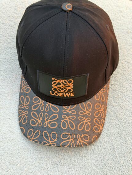 Loewe Anagram Logo Patch Baseball Caps