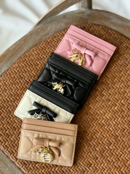 Christian Dior My Lady Dior Bow Card Holders