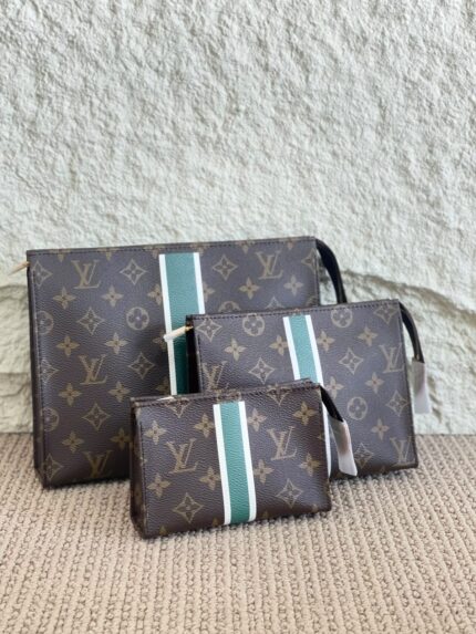 Louis Vuitton Monogram Toiletry 3 in 1 Pouch Set