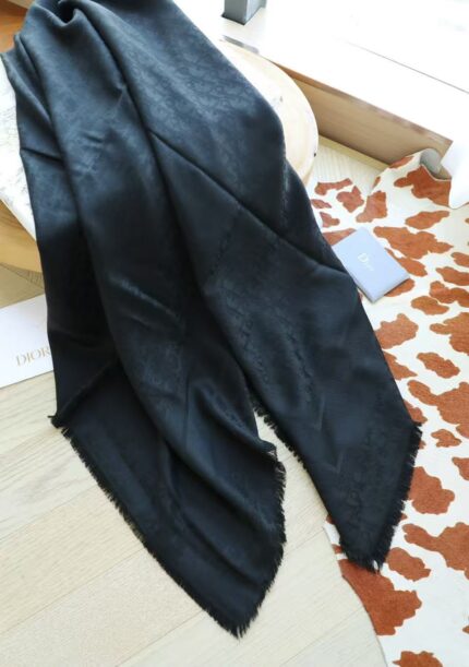 Christian Dior Oblique Cashmere Silk Shawls