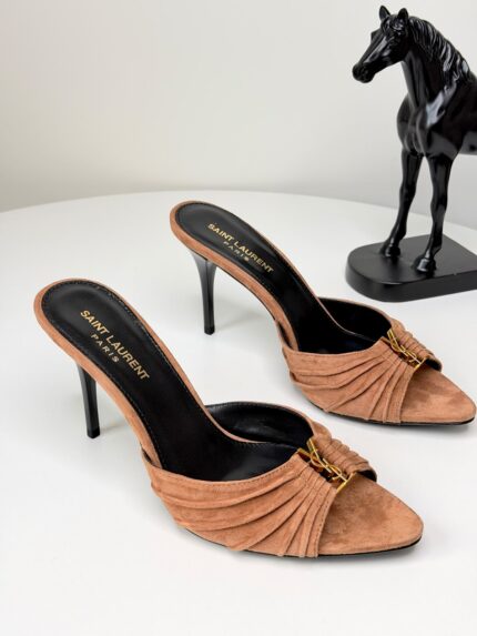 YSL Draped Mules