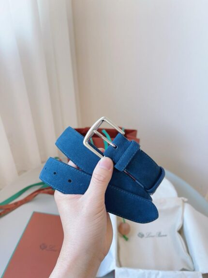 Loro Piana Suede Classic Belts
