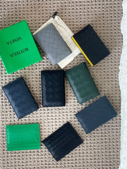 Bottega Veneta Intrecciato Leather Card Holders