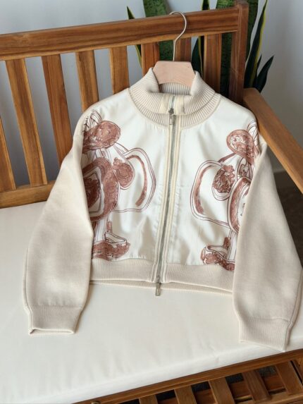 Hermes Brides de Gala Reversible Bomber Jacket