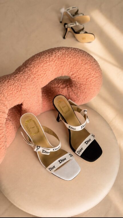 Christian Dior Dway Embroidered Heeled Sandals