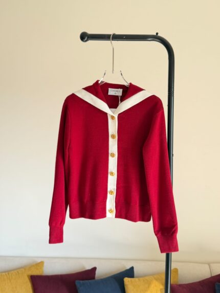 Chanel Sailor Collar Cardigan