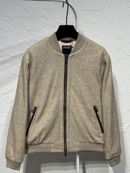 Zegna Cashmere Bomber Jacket