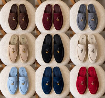 Loro Piana Charms Walk Mule Loafers