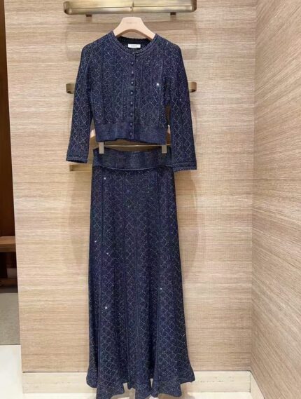 Sandro Paris Two-Piece Knit Co-Ord Set