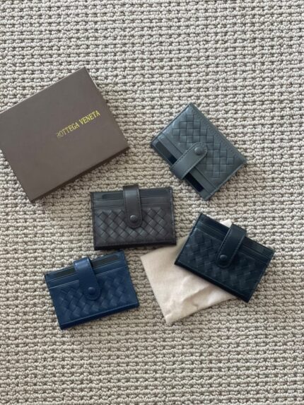 Bottega Veneta Intrecciato Folding Card Holders