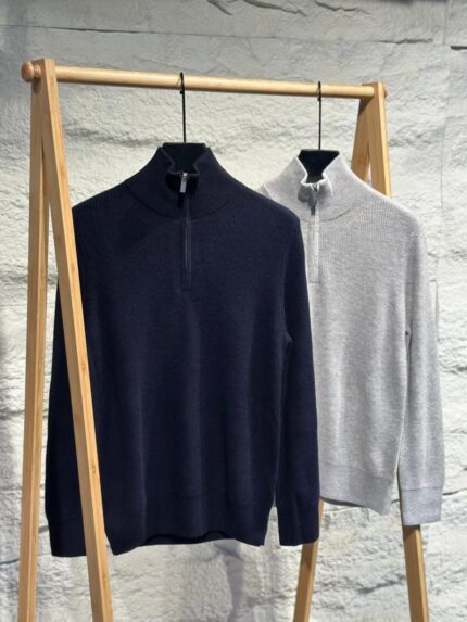 Loro Piana Half-Zip Cashmere Sweaters