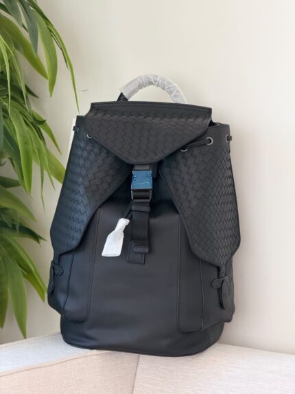 Bottega Veneta Intrecciato Leather Backpack