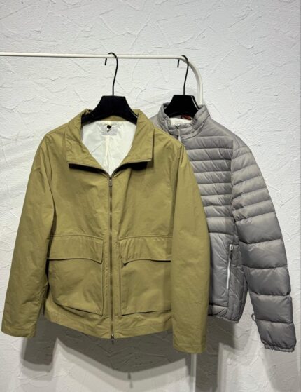 Brunello Cucinelli Reversible 2-in-1 Field & Puffer Jacket