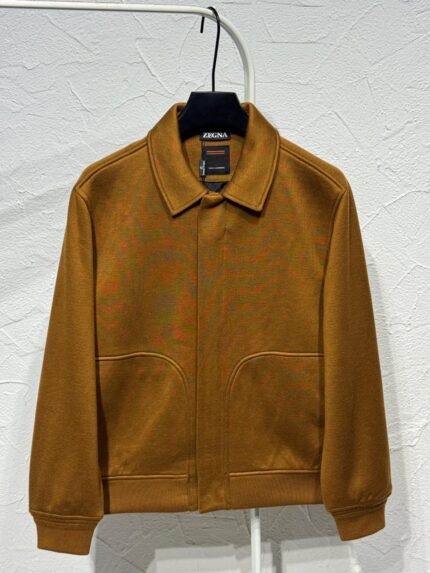 Zegna Oasi Cashmere Zip Overshirt Jacket