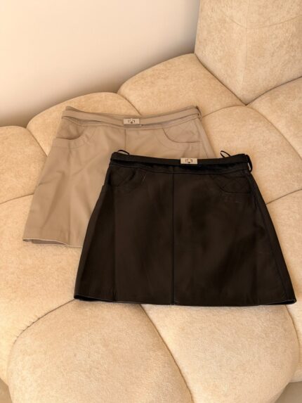 Hermes Leather Skirts