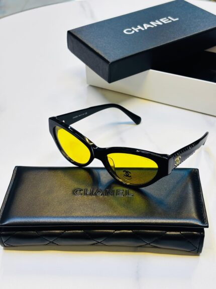 Chanel Cat-Eye Chain Sunglasses