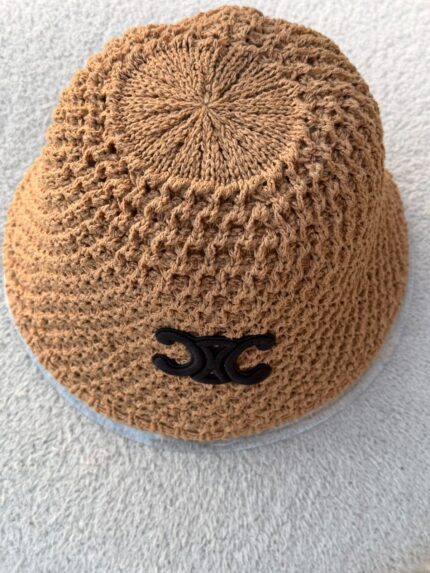 Celine Triomphe Crochet Bucket Hats