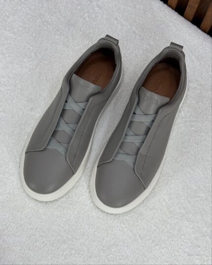 Zegna Tiziano Leather Sneaker