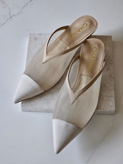 Chanel Mesh Mules
