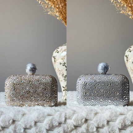 Jimmy Choo Cloud Crystal-Embellished Minaudière Clutches
