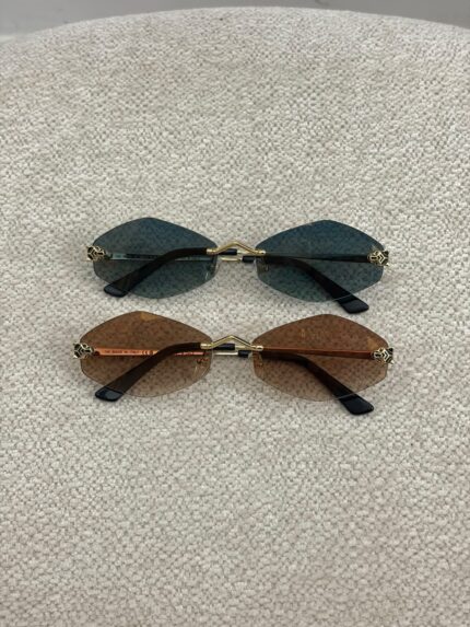 Cartier Panthere Rimless Sunglasses