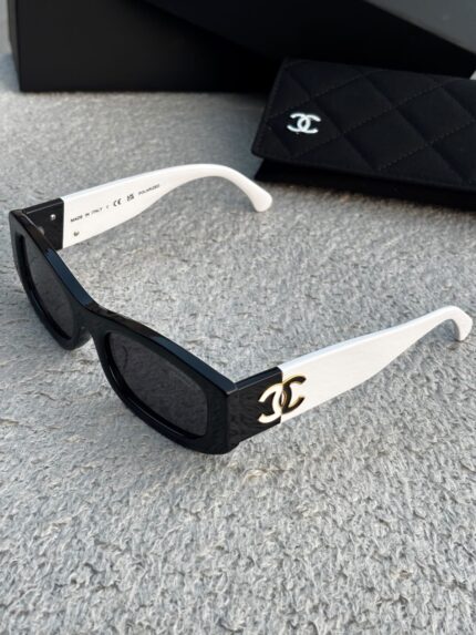 Chanel Two-Tone Polarized Sunglasses