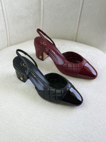 Chanel Quilted Slingback Pumps